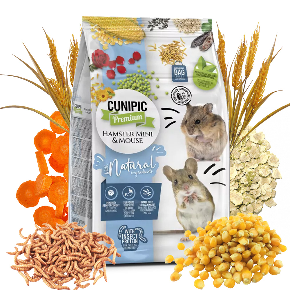 CUNIPIC Hamster & Mouse karma dla chomików i myszy 600g
